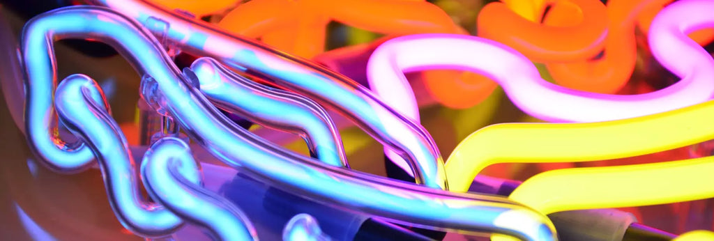 How neon lights work header neon glass tubes detail shot