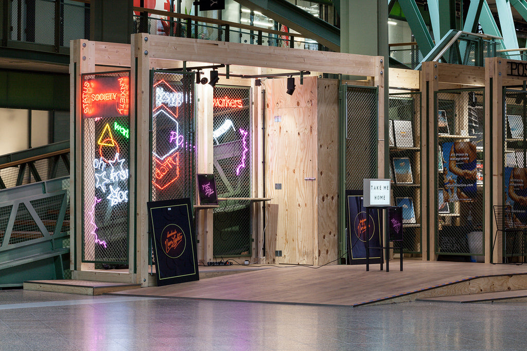 Neon Pop-up Store Sygns at Bikini Berlin Shopping Mall 2016