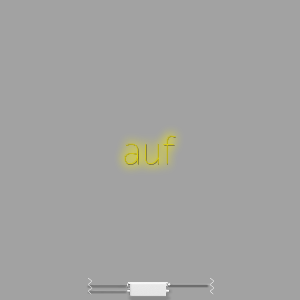 Neon Wall | Direct to wall | auf