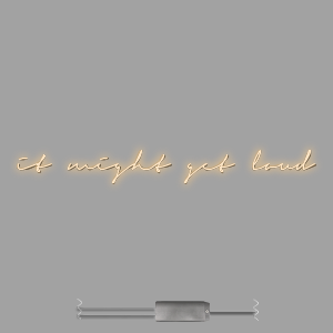 Neon Wall | Direct to wall | it might get loud