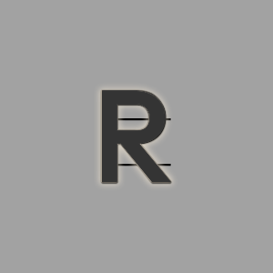 LETTER Wall | STANDARD_PVC | R