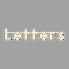 LETTER Wall | PRINT_3D | Letters