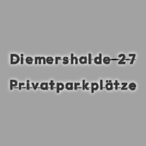 LETTER Wall | STANDARD_PVC | Diemershalde 27  Privatparkplätze