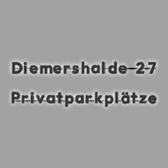 LETTER Wall | STANDARD_PVC | Diemershalde 27  Privatparkplätze