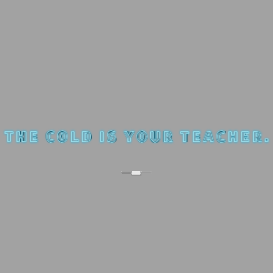Neon Wall | Direct to wall | THE  COLD  IS  YOUR  TEACHER.
