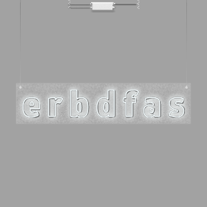 Neon Suspended | Mounted | erbdfas