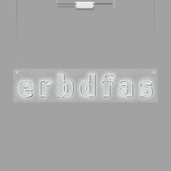 Neon Suspended | Mounted | erbdfas