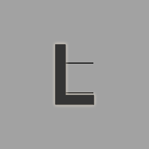 LETTER Wall | STANDARD_PVC | L