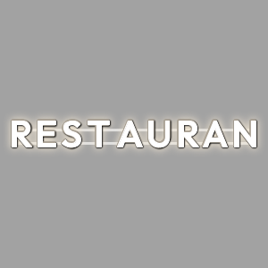 LETTER Wall | STANDARD_PVC | RESTAURAN