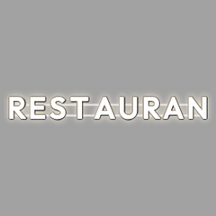 LETTER Wall | STANDARD_PVC | RESTAURAN