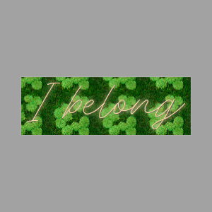 LED Wall | Mounted | I belong