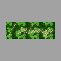 LED Wall | Mounted | I belong