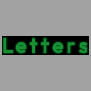 LETTER Wall | STANDARD_PVC | Letters