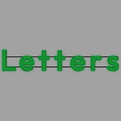 LETTER Wall | STANDARD_PVC | Letters